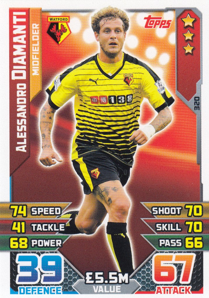 320. ALESSANDRO DIAMANTI - WATFORD - MIDFIELDER