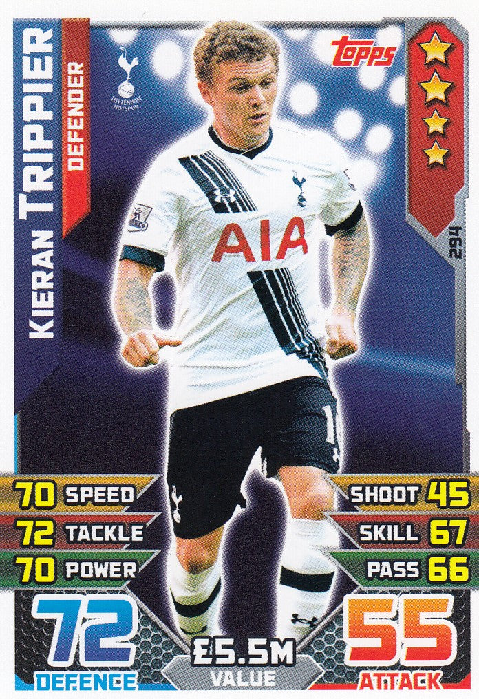 294. KIERAN TRIPPIER - TOTTENHAM - DEFENDER