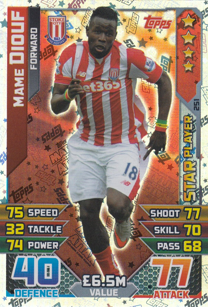 251. MAME DIOUF - STOKE - FORWARD - STAR PLAYER