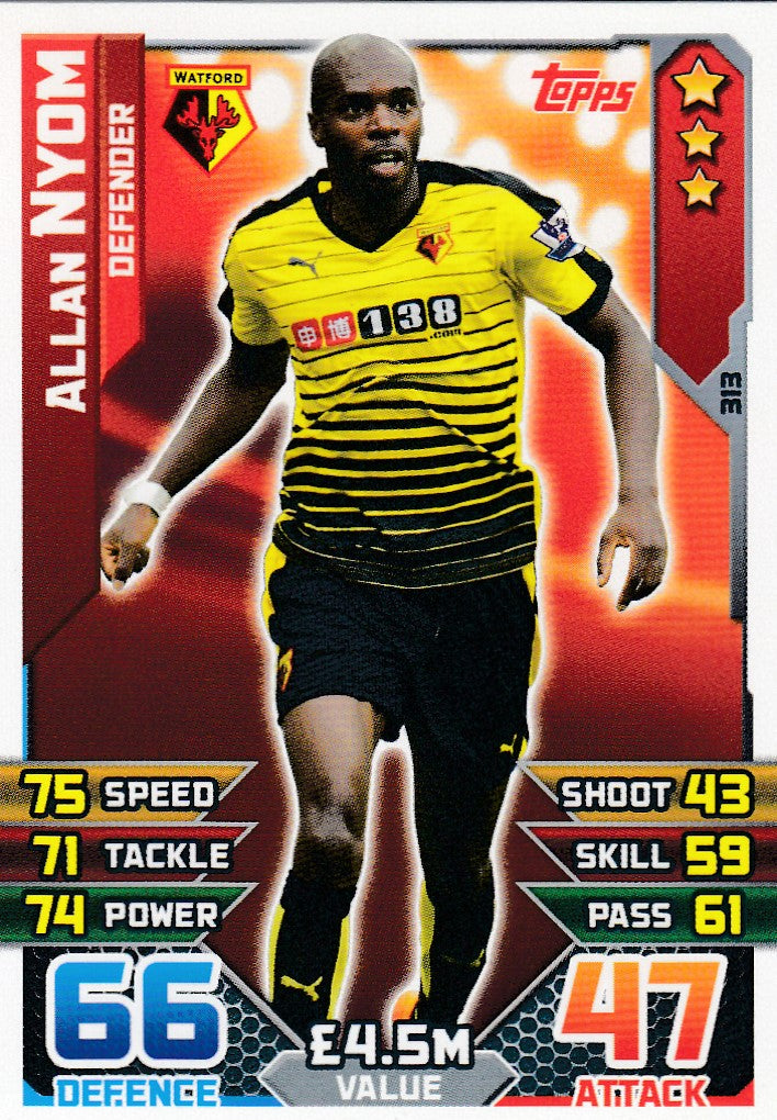 313. ALLAN NYOM - WATFORD - DEFENDER