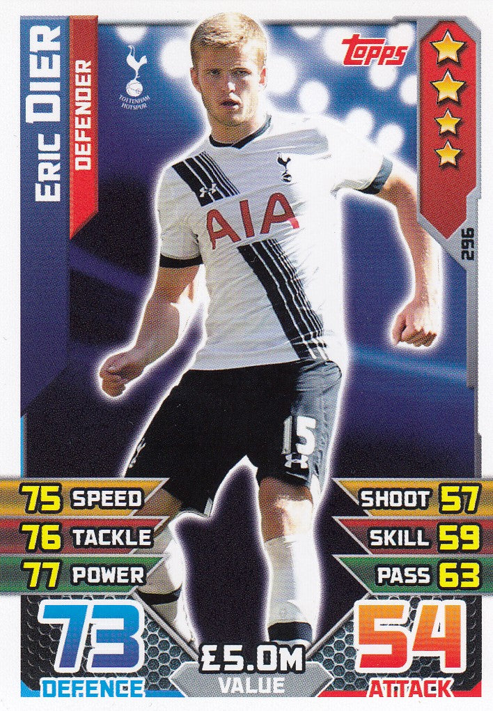 296. ERIC DIER - TOTTENHAM - DEFENDER
