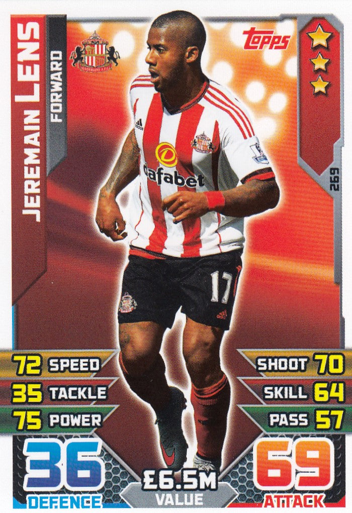 269. JEREMAIN LENS - SUNDERLAND - FORWARD