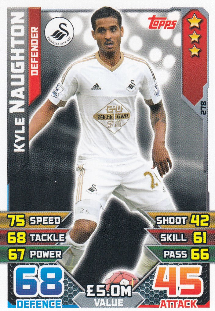 278. KYLE NAUGHTON - SWANSEA - DEFENDER