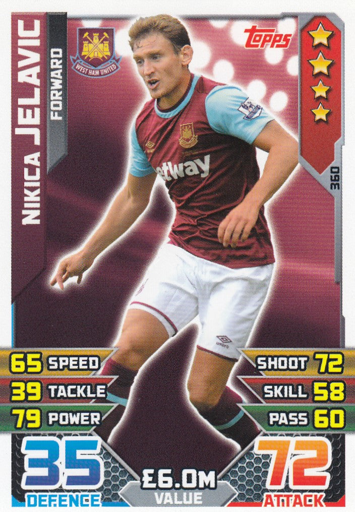 360. NIKICA JELAVIC - WEST HAM - FORWARD