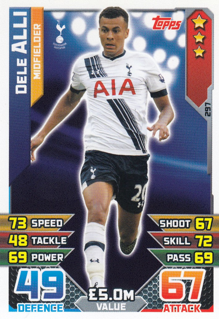 297. DELE ALLI - TOTTENHAM - MIDFIELDER