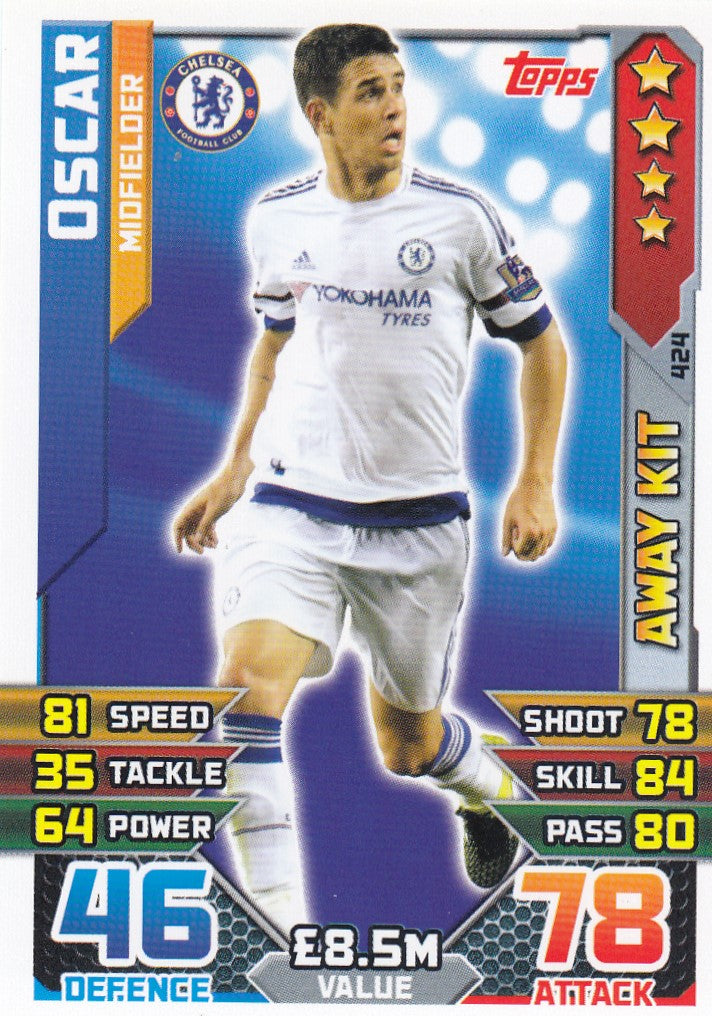 424. OSCAR - CHELSEA - MIDFIELDER - AWAY KIT