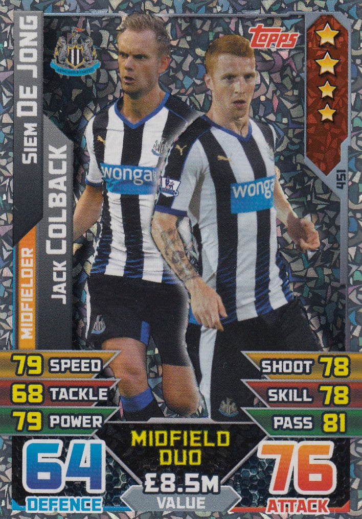 451. SIEM DE JONG / JACK COLBACK - NEWCASTLE - MIDFIELD DUO