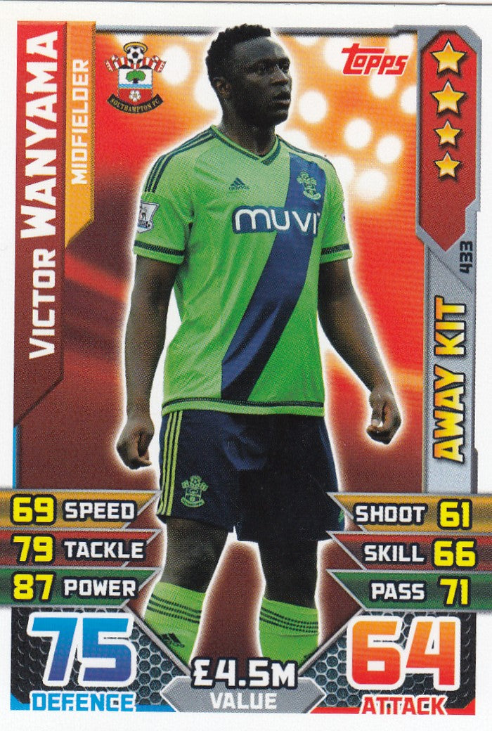 433. VICTOR WANYAMA - SOUTHAMPTON - MIDFIELDER - AWAY KIT