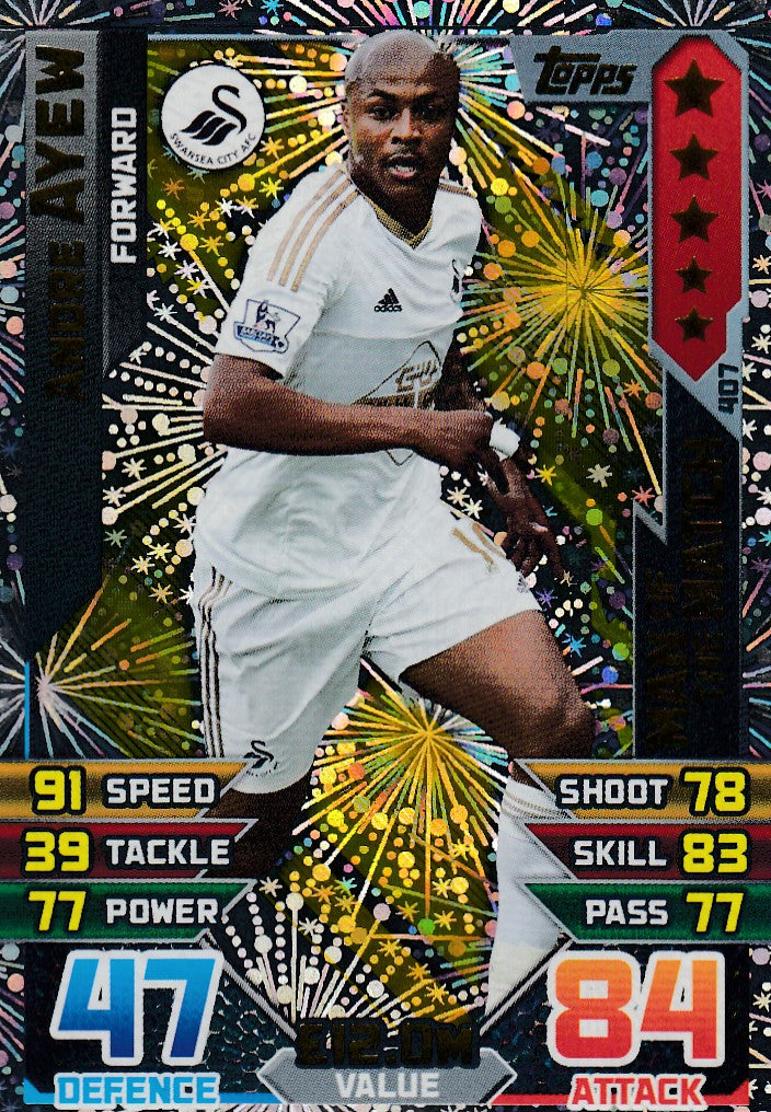 407. ANDRE AYEW - SWANSEA - FORWARD - MAN OF THE MATCH
