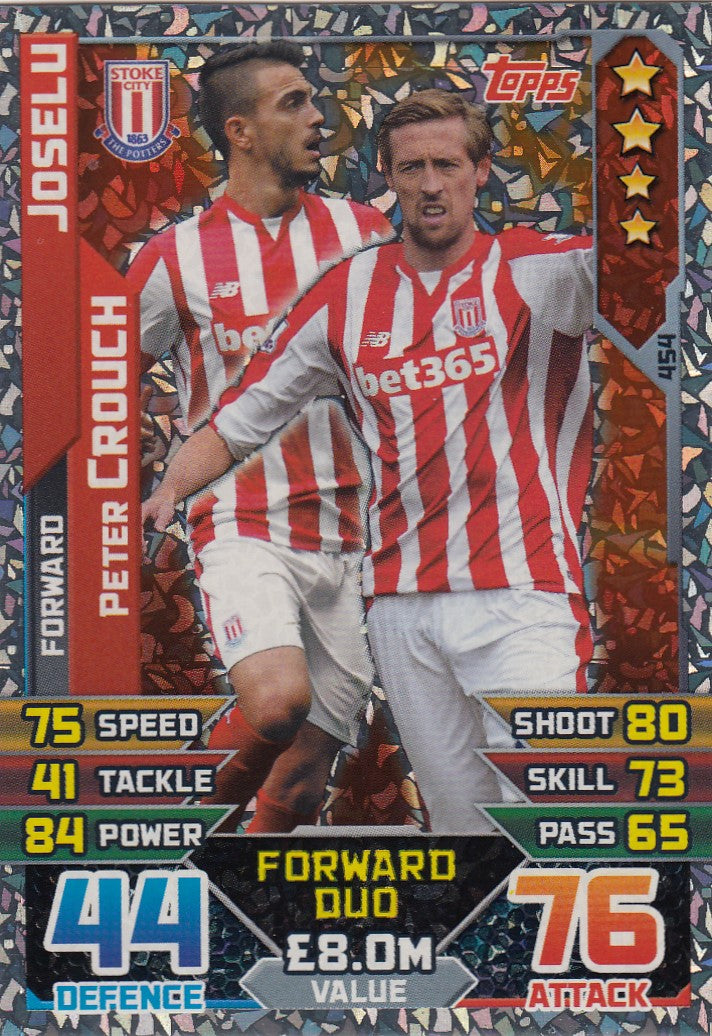 454. JOSELU / PETER CROUCH - STOKE - FORWARD DUO