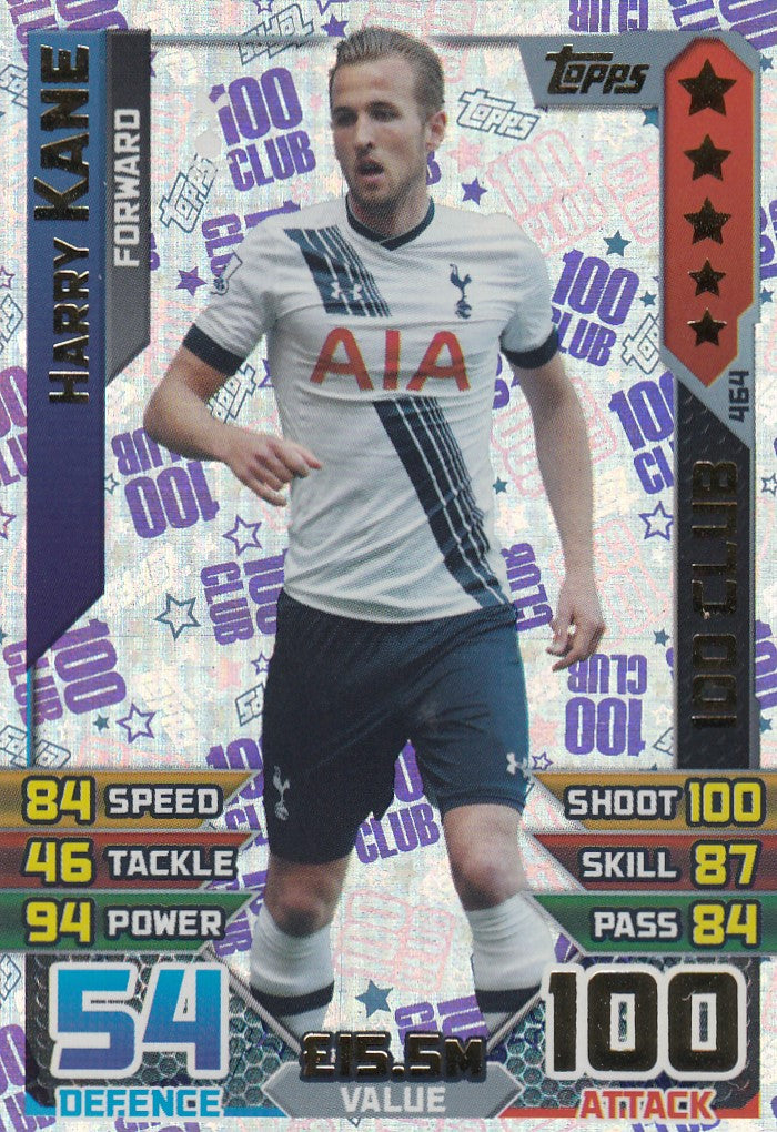 464. HARRY KANE - TOTTENHAM - FORWARD - 100 CLUB