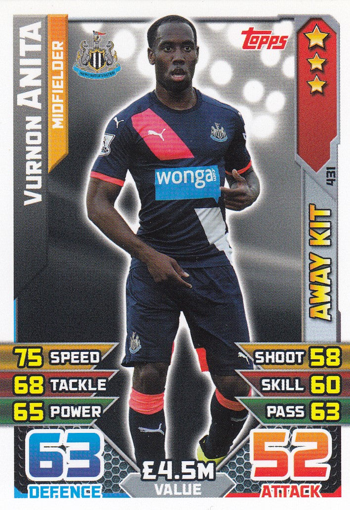 431. VURNON ANITA - NEWCASTLE - MIDFIELDER - AWAY KIT