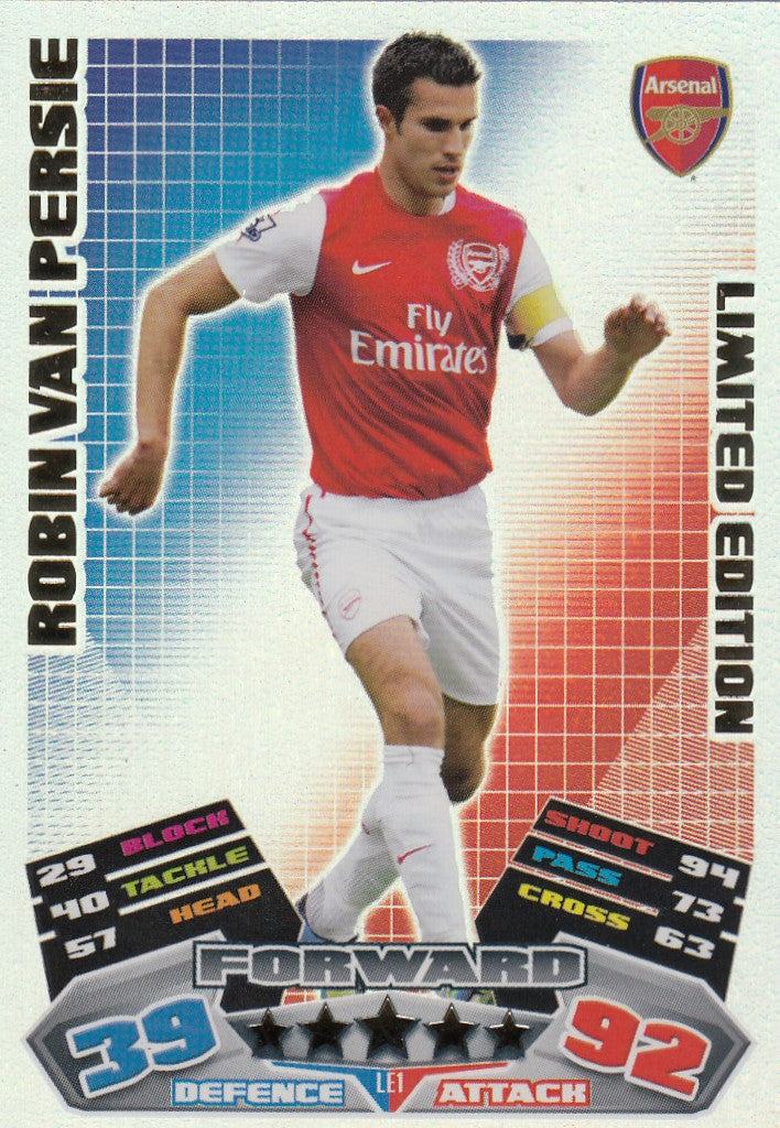 LE1. ROBIN VAN PERSIE - ARSENAL - LIMITED EDITION