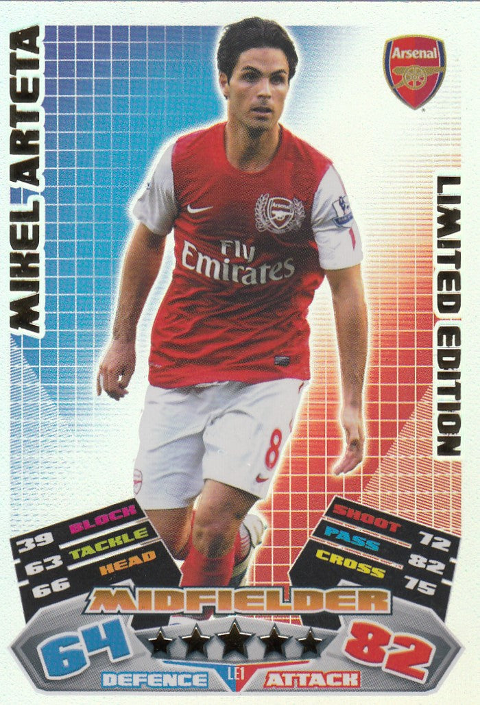 LE1. MIKEL ARTETA - ARSENAL - LIMITED EDITION