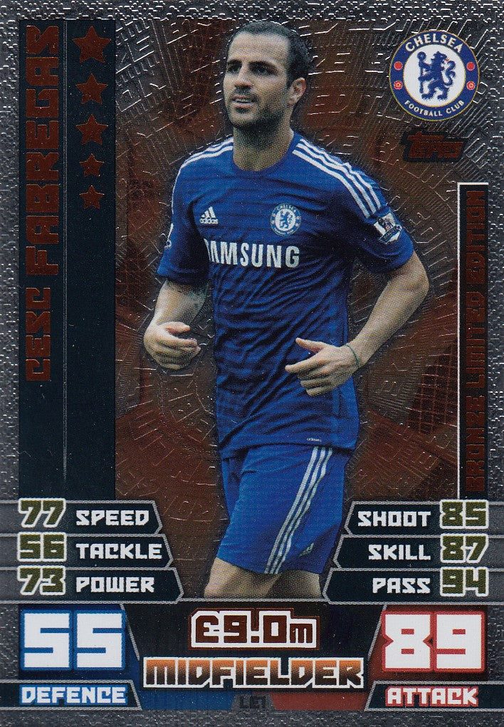 LE1. CESC FABREGAS - CHELSEA - LIMITED EDITION BRONZE