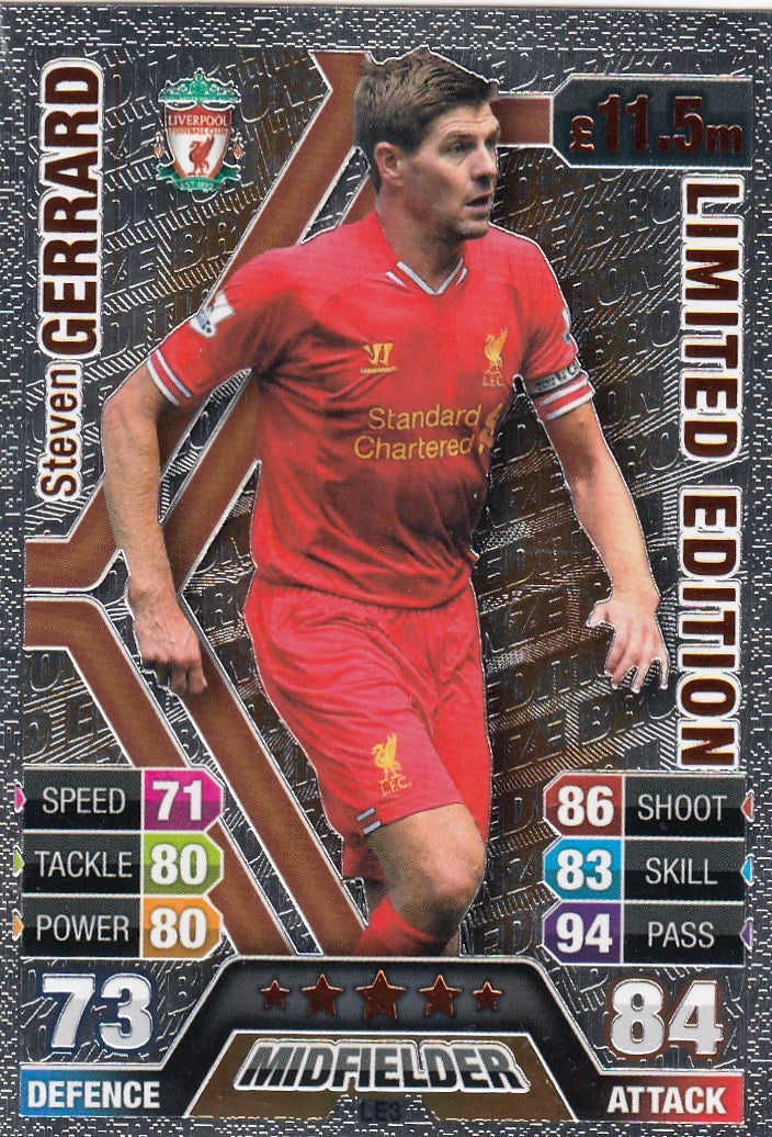 LE3. STEVEN GERRARD - LIVERPOOL - LIMITED EDITION BRONZE