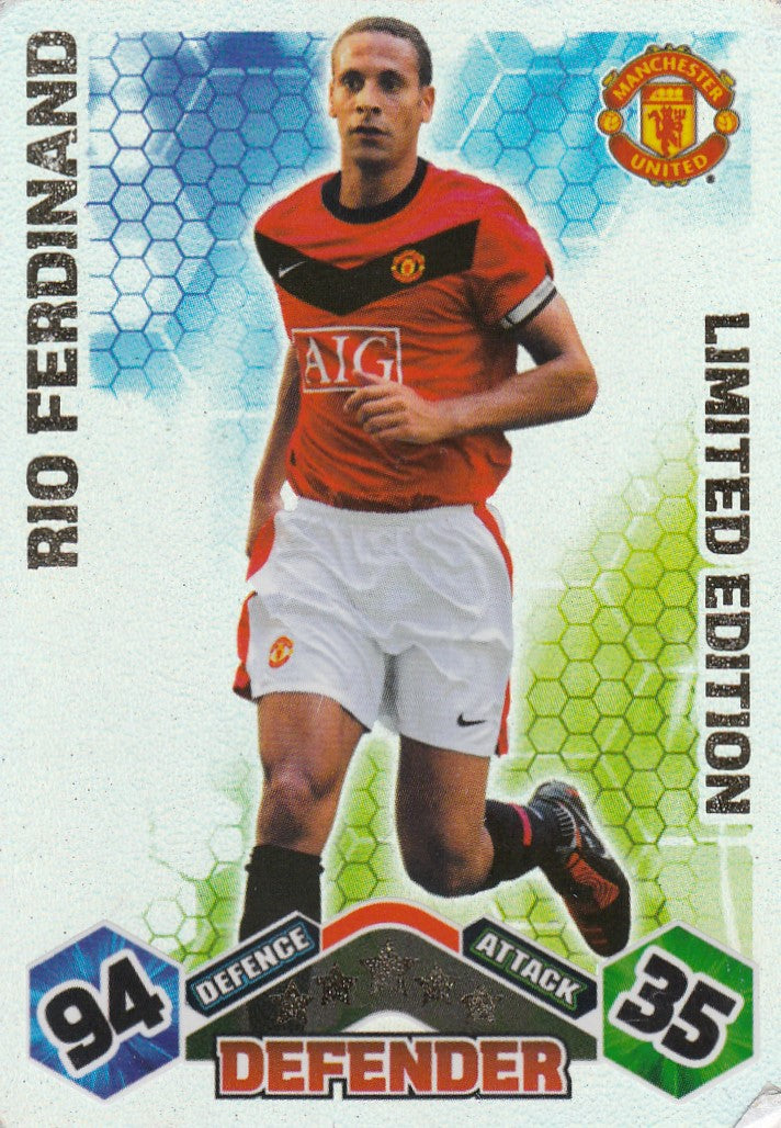 LE-EX. RIO FERDINAND - MANCHESTER UNITED - LIMITED EDITION