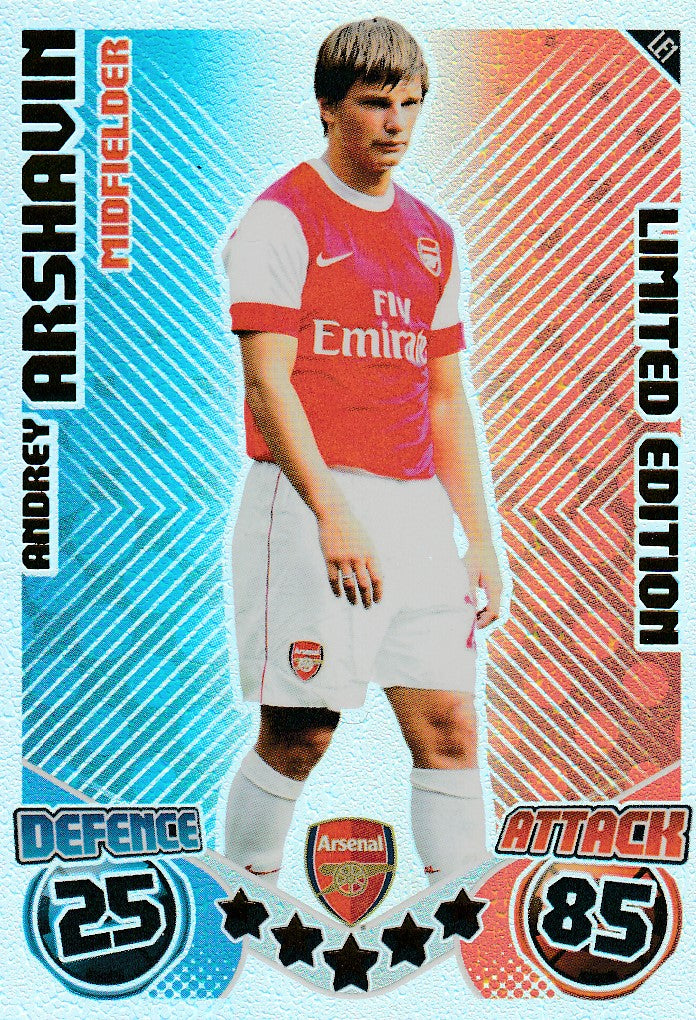 LE1. ANDREY ARSHAVIN - ARSENAL - LIMITED EDITION SILVER