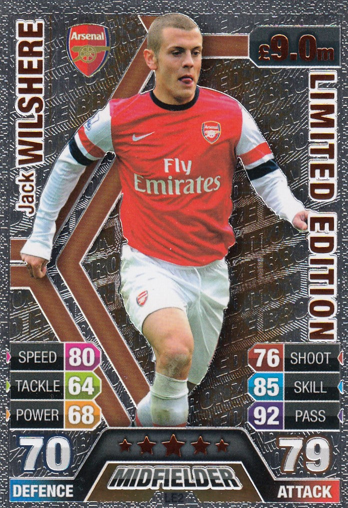 LE2. JACK WILSHERE - ARSENAL - LIMITED EDITION BRONZE