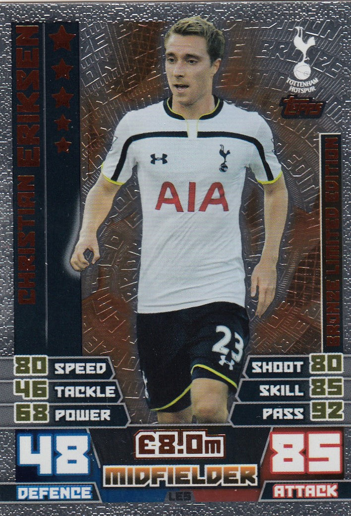 LE5. CHRISTIAN ERIKSEN - TOTTENHAM - LIMITED EDITION BRONZE
