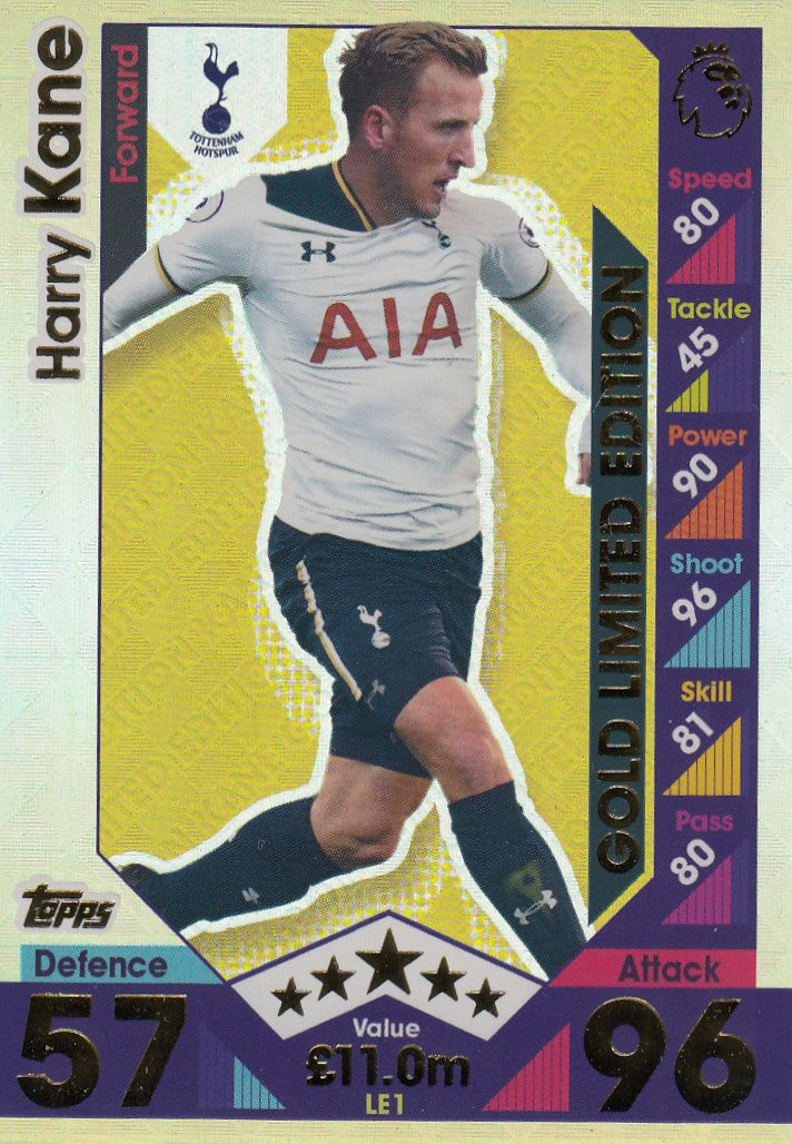 LE1. HARRY KANE - TOTTENHAM - LIMITED EDITION GOLD