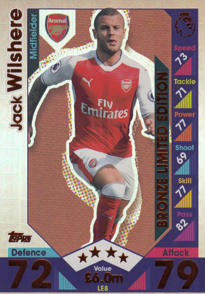 LE8. JACK WILSHERE - ARSENAL - LIMITED EDITION BRONZE