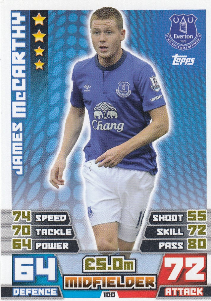 100. JAMES MCCARTHY - EVERTON