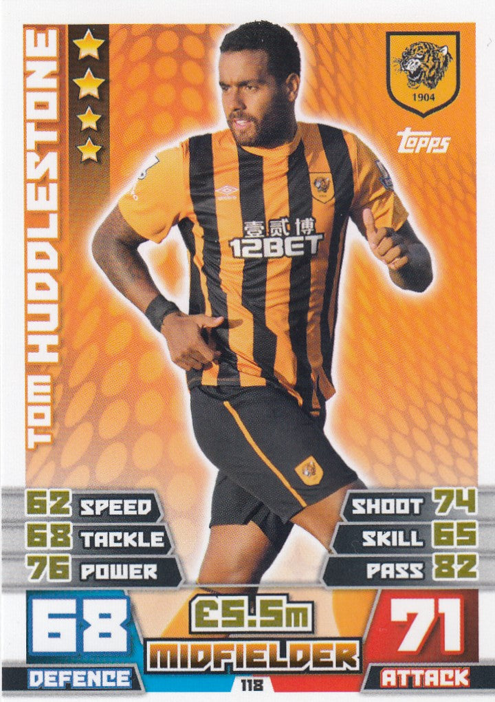 118. TOM HUDDLESTONE - HULL CITY
