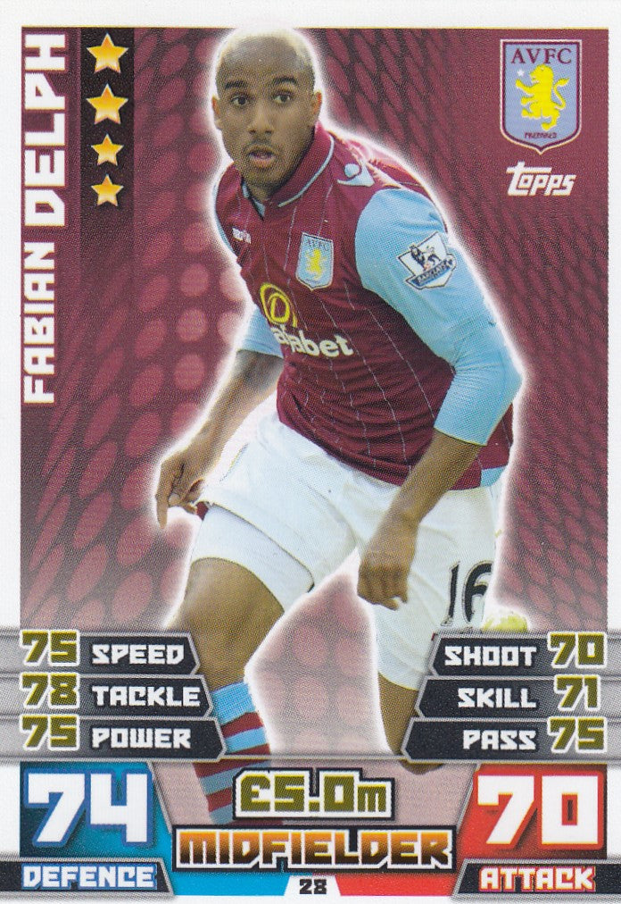 028. FABIAN DELPH - ASTON VILLA