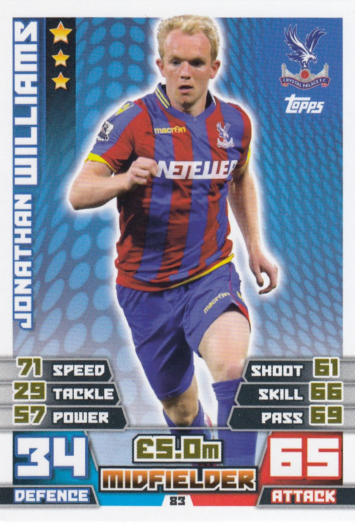083. JONATHAN WILLAMS - CRYSTAL PALACE