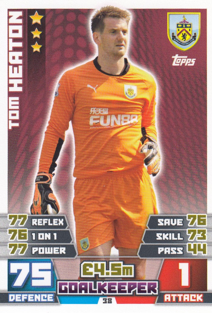 038. TOM HEATON - BURNLEY
