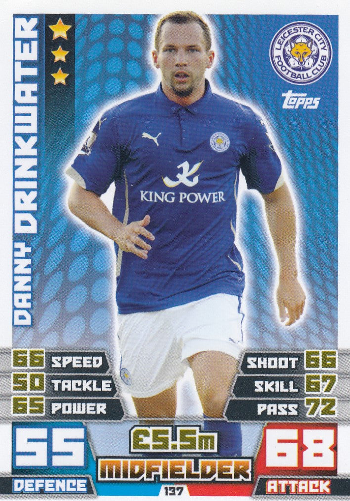 137. DANNY DRINKWATER - LEICESTER