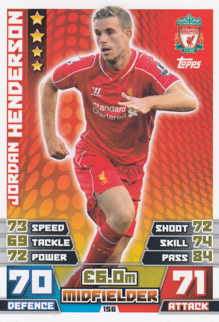156. JORDAN HENDERSON - LIVERPOOL