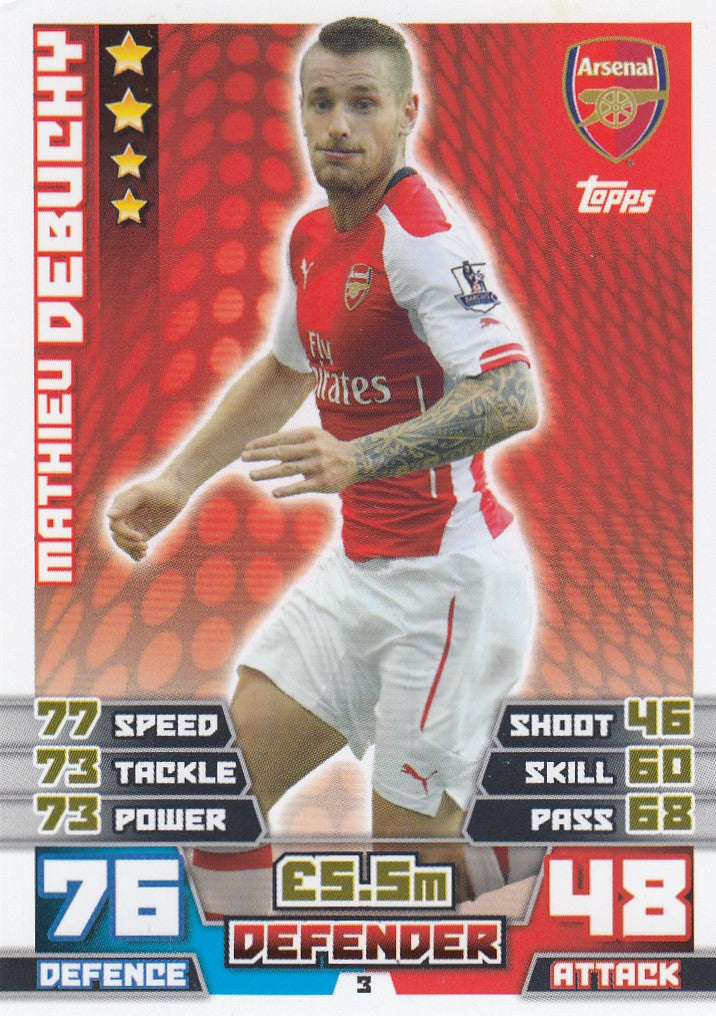 003. MATHIEU DEBUCHY - ARSENAL
