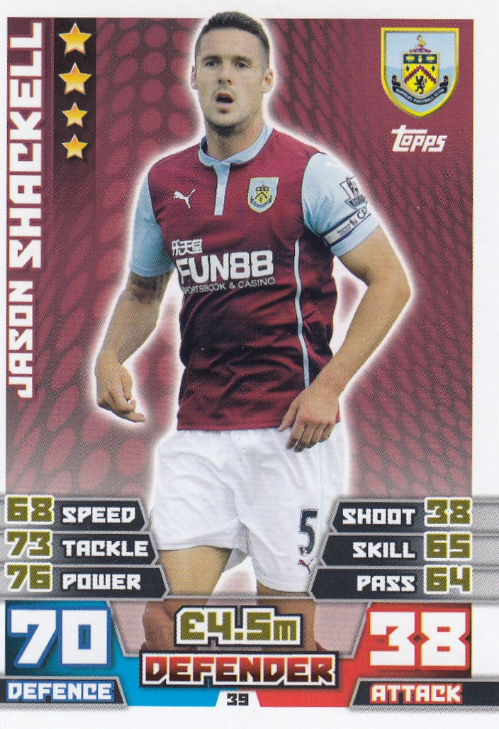 039. JASON SHACKELL - BURNLEY