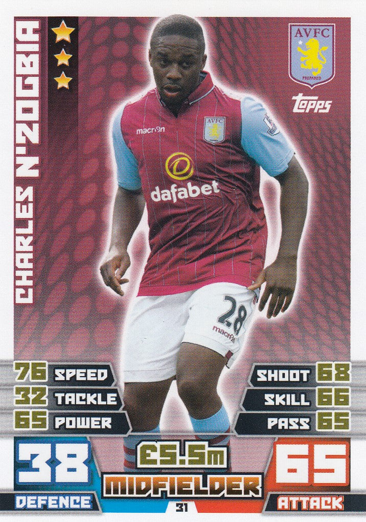 031. CHARLES N’ZOGBIA - ASTON VILLA
