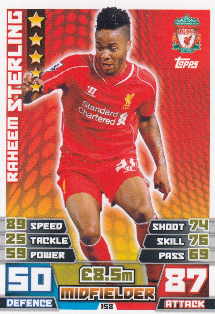 158. RAHEEM STERLING - LIVERPOOL