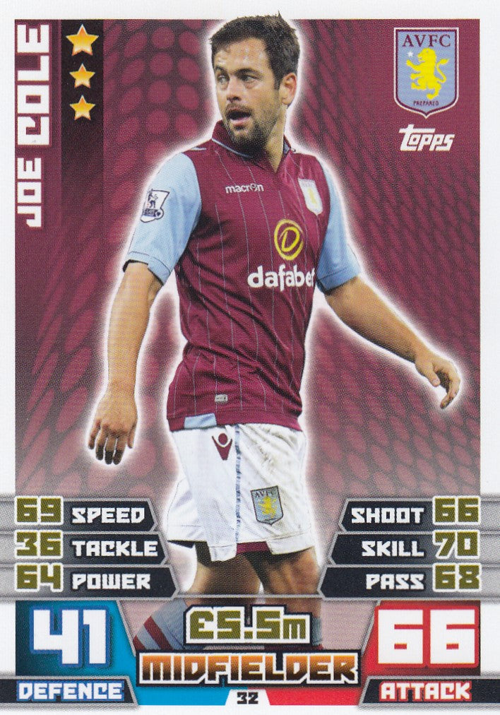 032. JOE COLE - ASTON VILLA