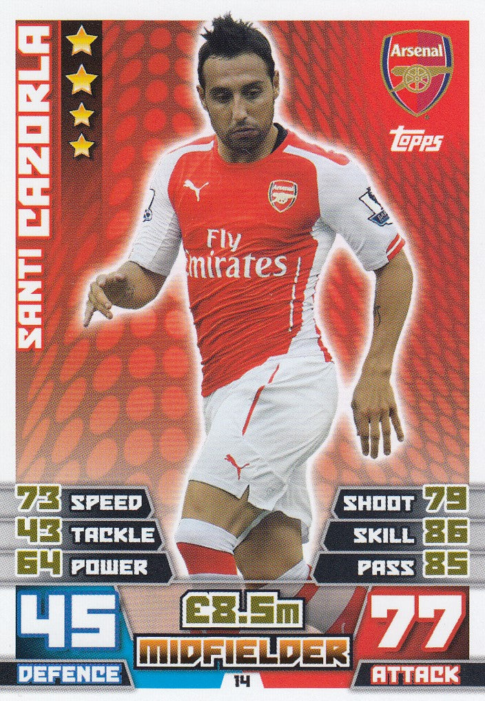 014. SANTI CAZORLA - ARSENAL