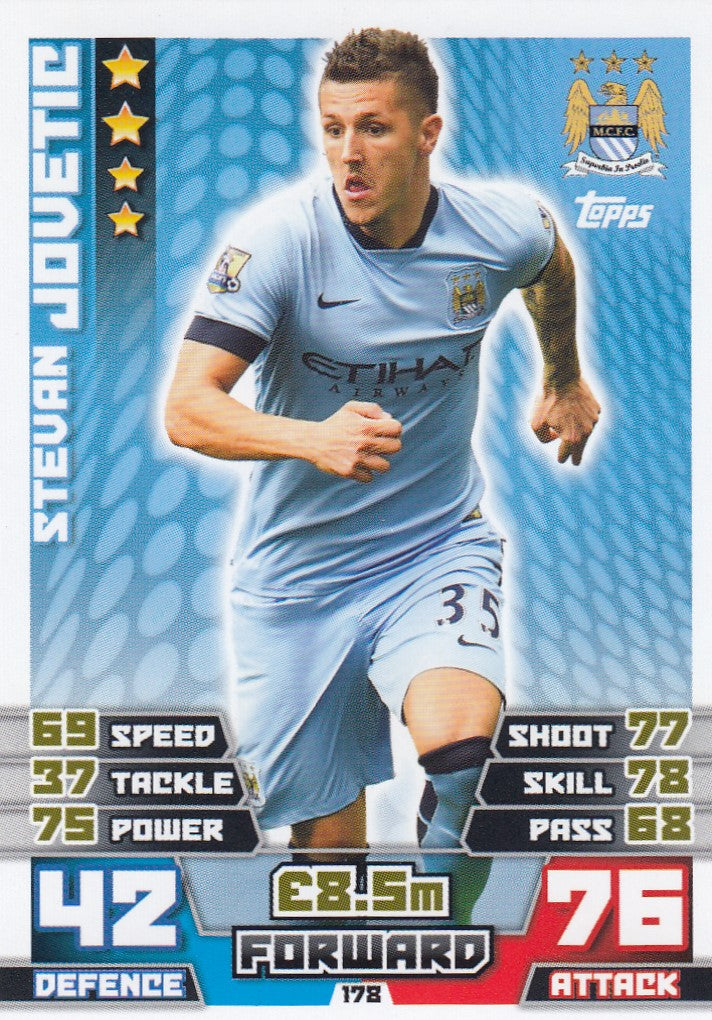 178. STEVAN JOVETIC - MANCHESTER CITY