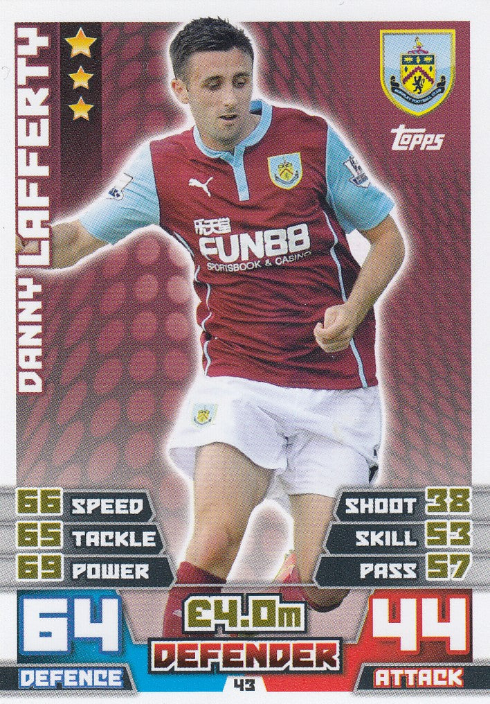043. DANNY LAFFERTY - BURNLEY