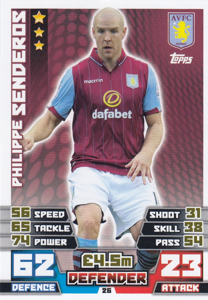 026. PHILIPPE SENDEROS - ASTON VILLA