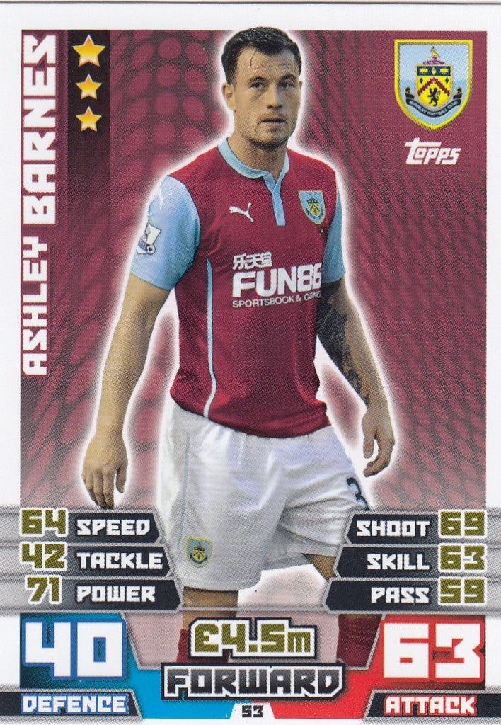 053. ASHLEY BARNES - BURNLEY
