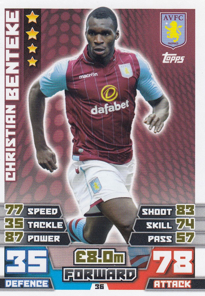 036. CHRISTIAN BENTEKE - ASTON VILLA