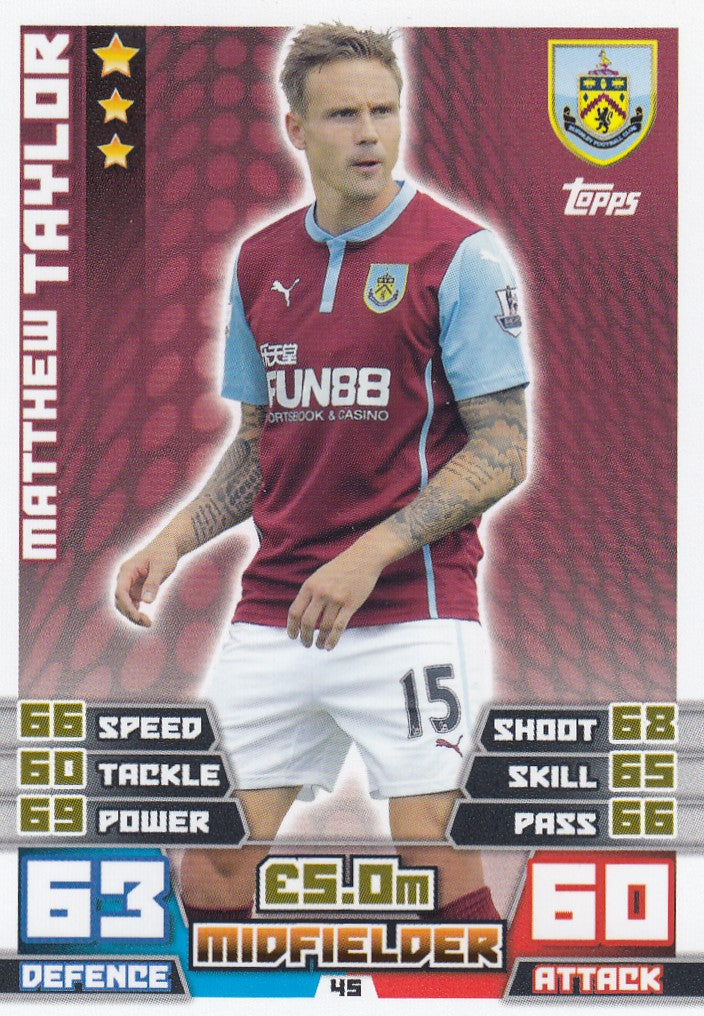 045. MATTHEW TAYLOR - BURNLEY
