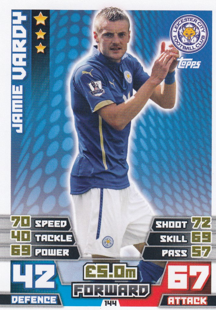144. JAMIE VARDY - LEICESTER