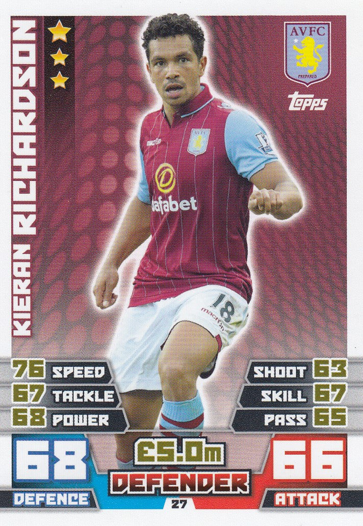 027. KIERAN RICHARDSON - ASTON VILLA