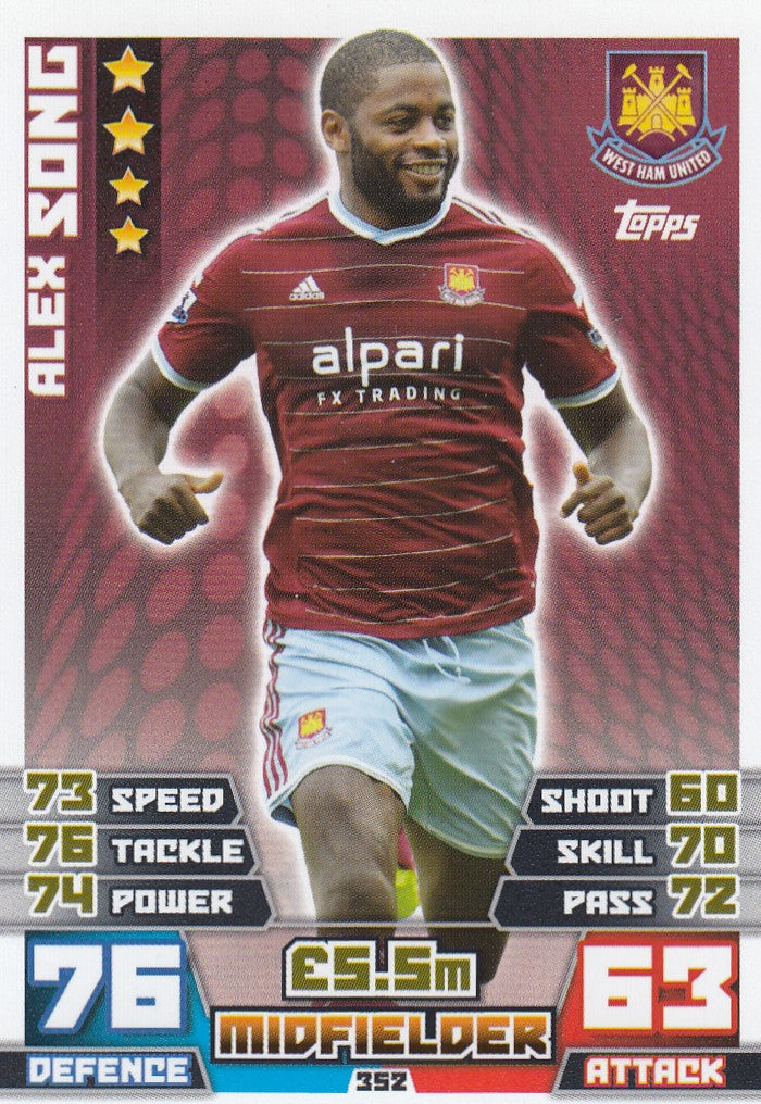 352. ALEX SONG - WEST HAM