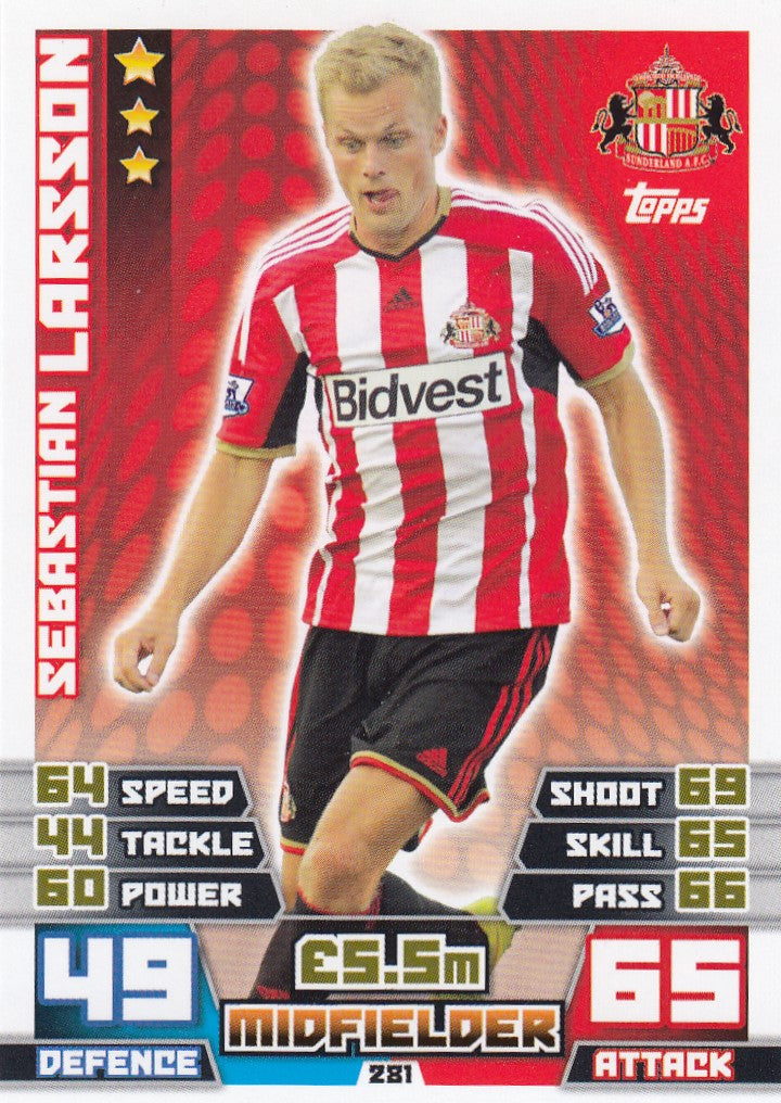 281. SEBASTIAN LARSSON - SUNDERLAND