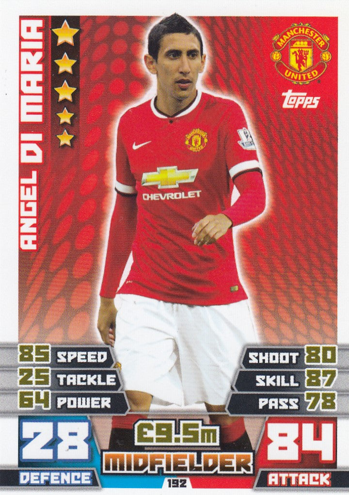 192. ANGEL DI MARIA - MANCHESTER UNITED